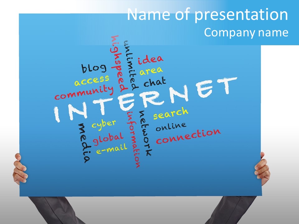 Board Wordcloud Word PowerPoint Template