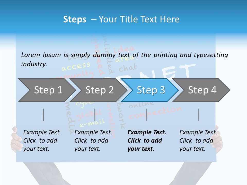 Board Wordcloud Word PowerPoint Template