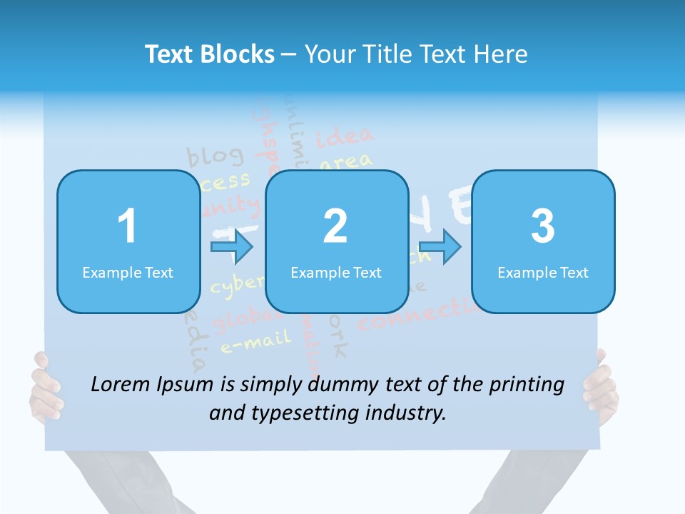 Board Wordcloud Word PowerPoint Template