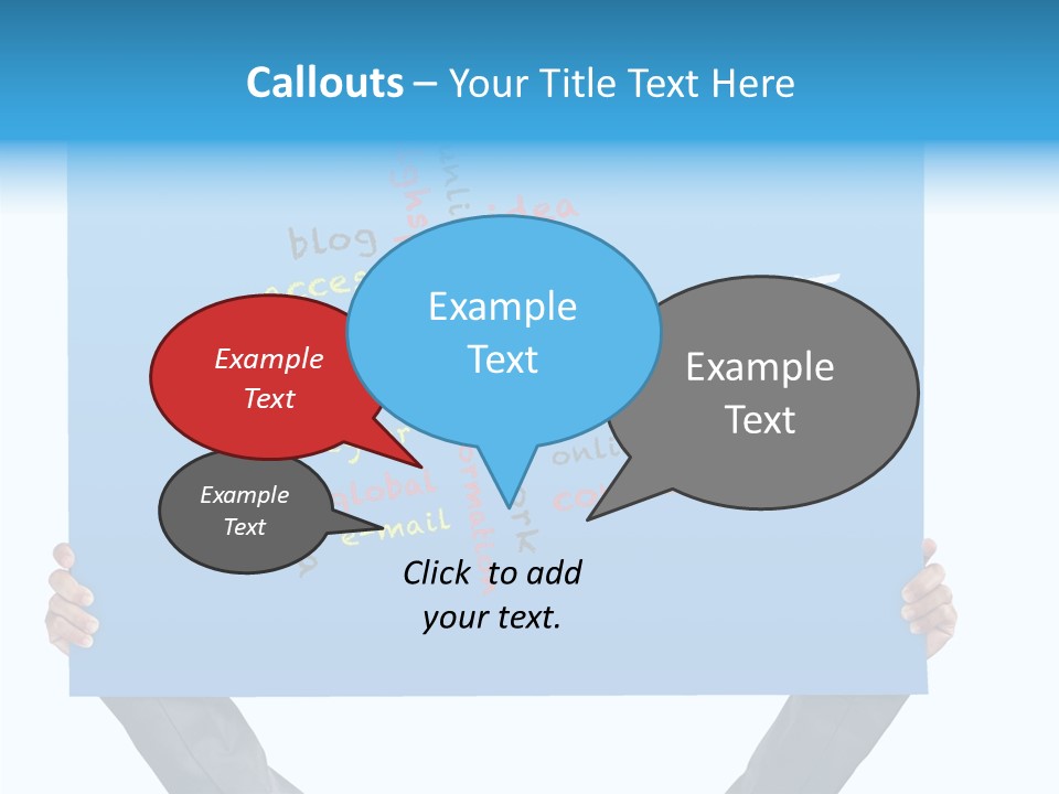 Board Wordcloud Word PowerPoint Template