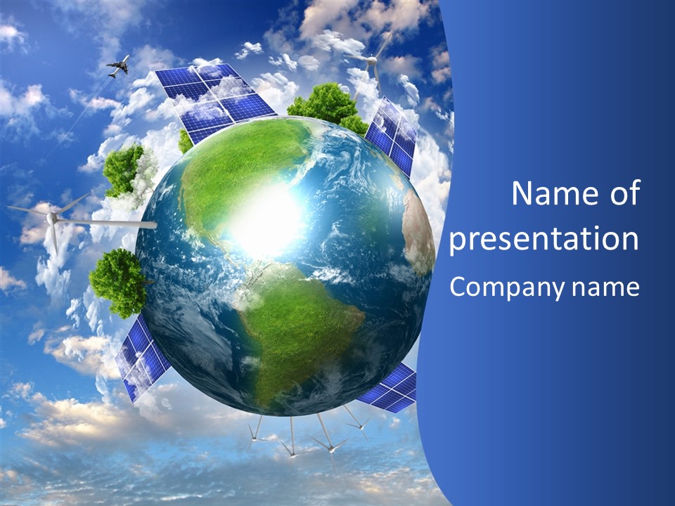 Environmental Heat Equipment PowerPoint Template