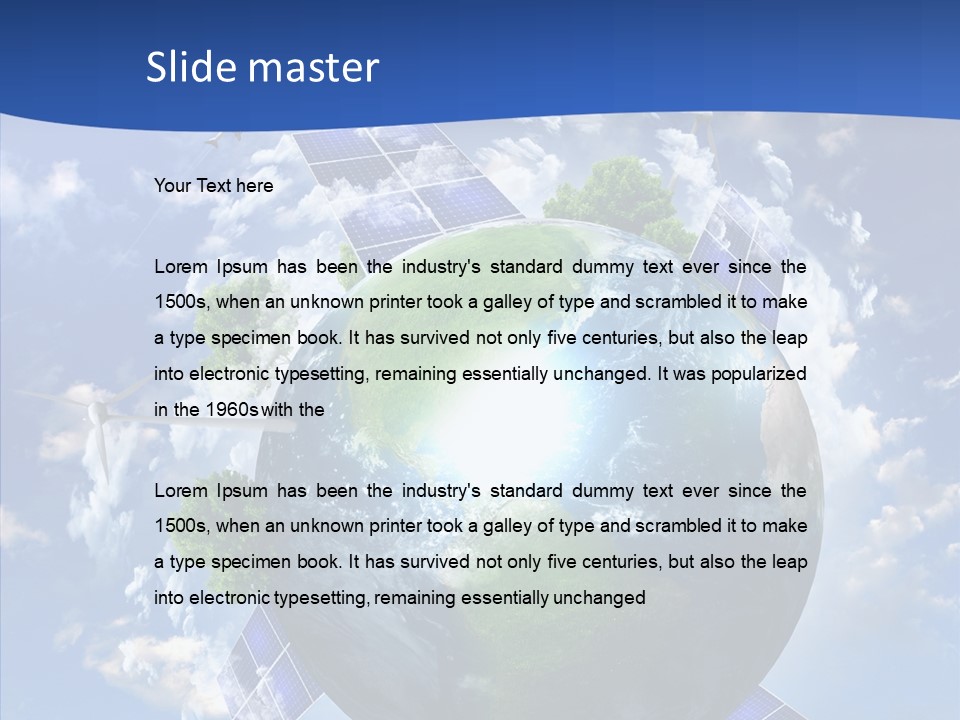 Environmental Heat Equipment PowerPoint Template