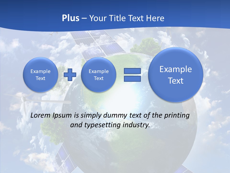 Environmental Heat Equipment PowerPoint Template