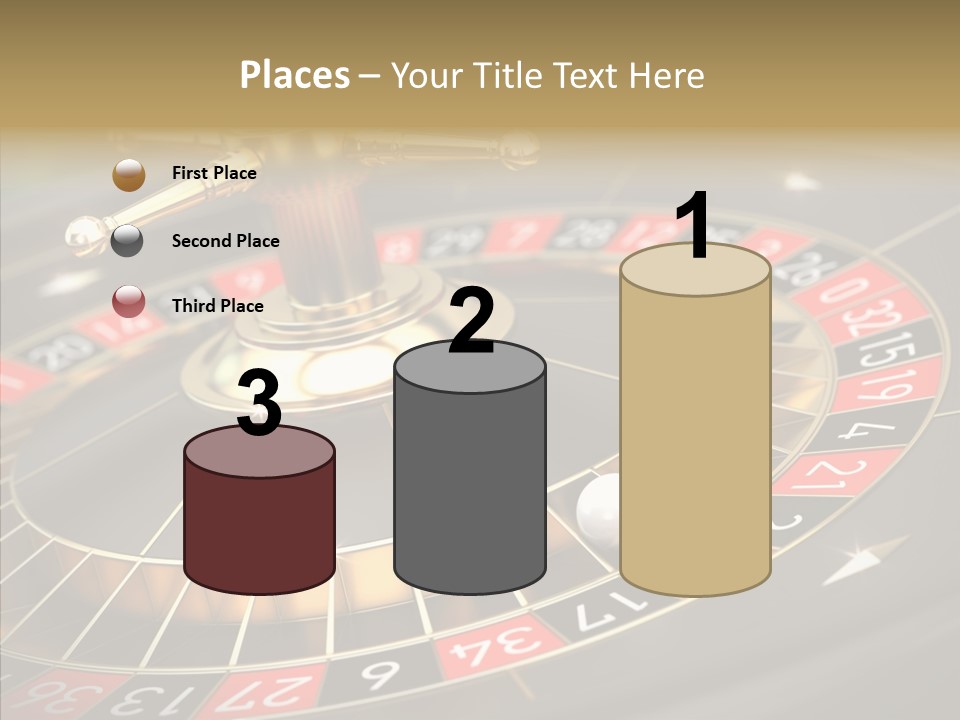 Vegas Machine Bet PowerPoint Template