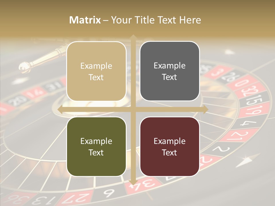 Vegas Machine Bet PowerPoint Template