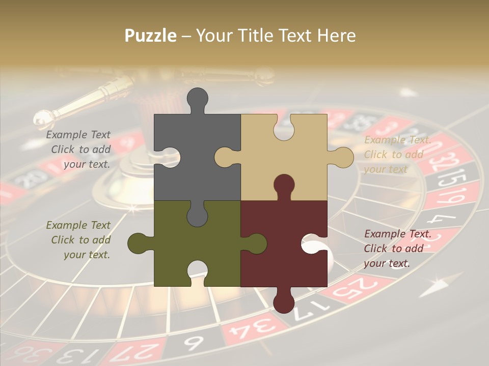 Vegas Machine Bet PowerPoint Template