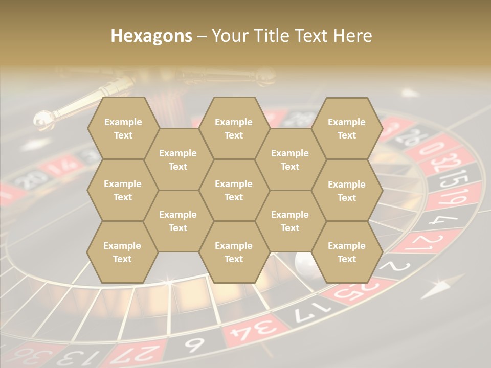 Vegas Machine Bet PowerPoint Template