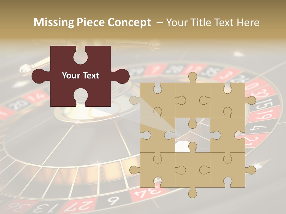 Vegas Machine Bet PowerPoint Template