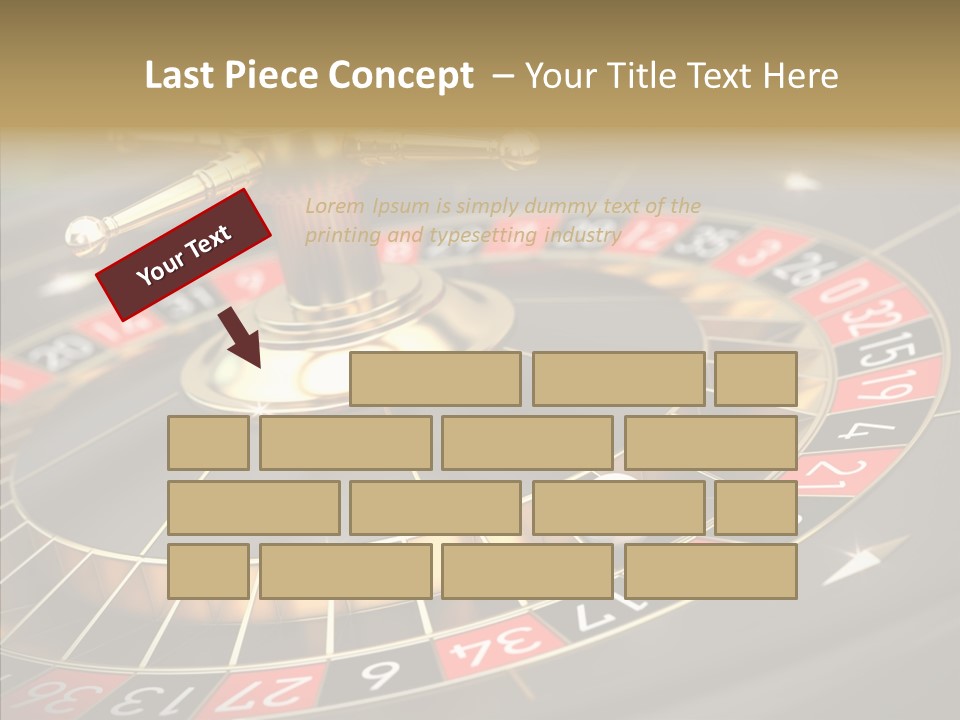 Vegas Machine Bet PowerPoint Template