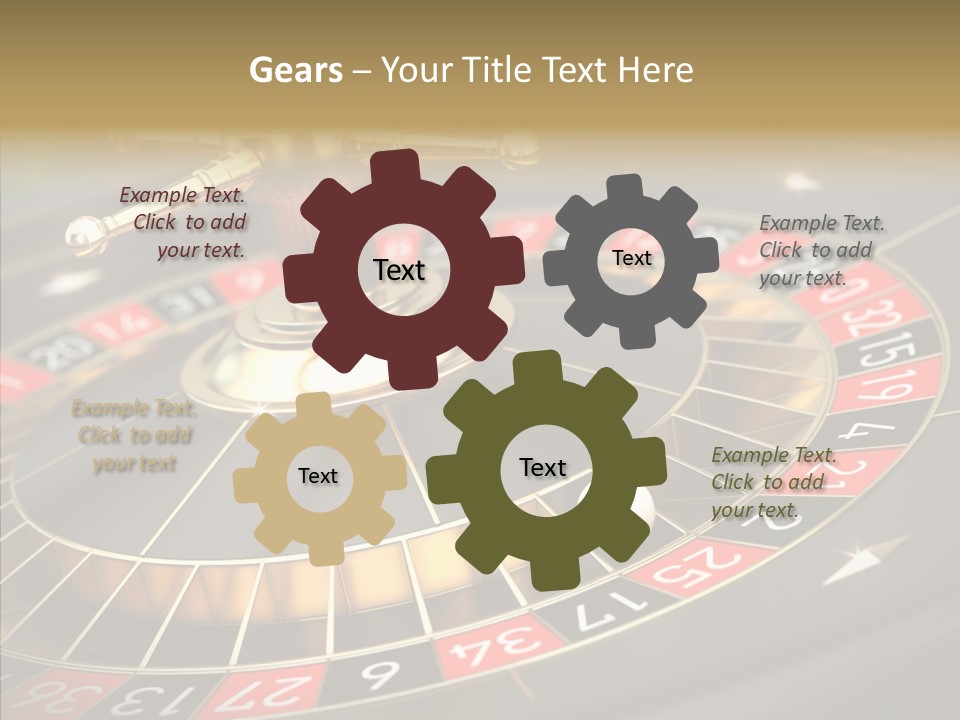 Vegas Machine Bet PowerPoint Template