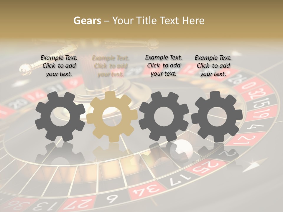 Vegas Machine Bet PowerPoint Template