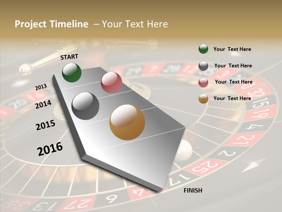 Vegas Machine Bet PowerPoint Template