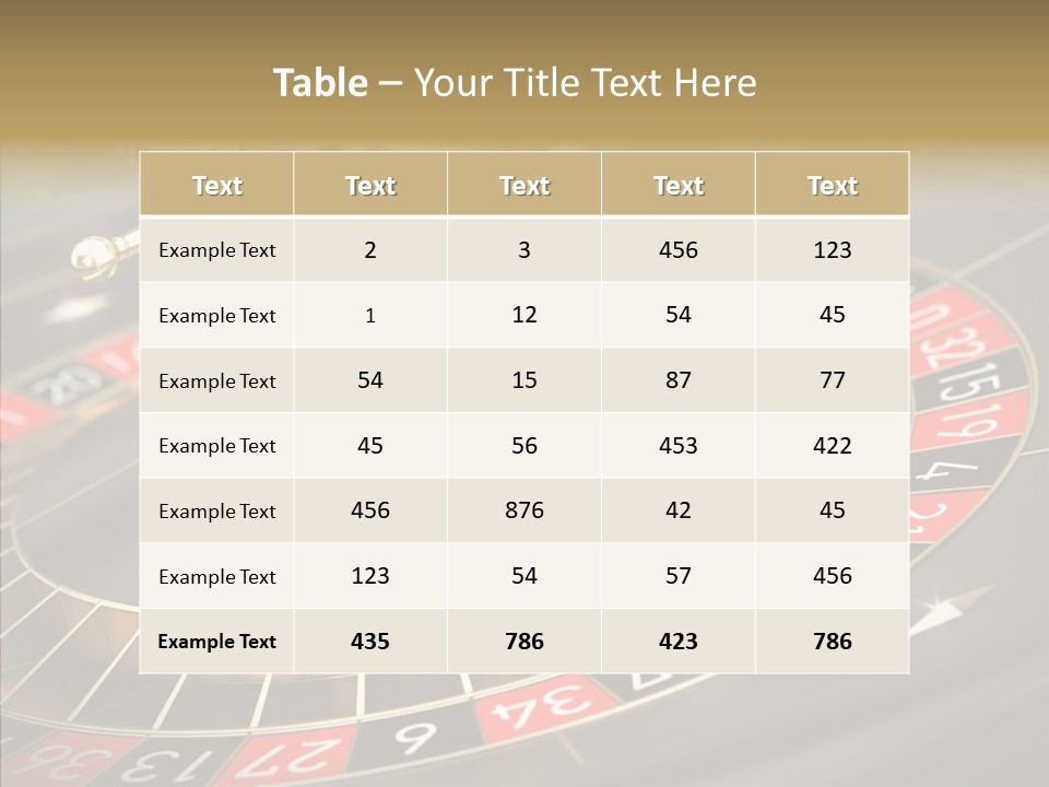 Vegas Machine Bet PowerPoint Template