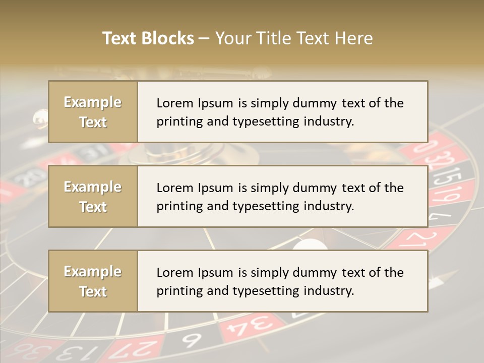 Vegas Machine Bet PowerPoint Template
