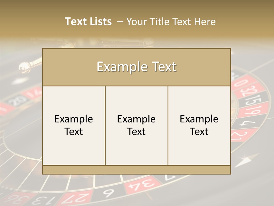 Vegas Machine Bet PowerPoint Template