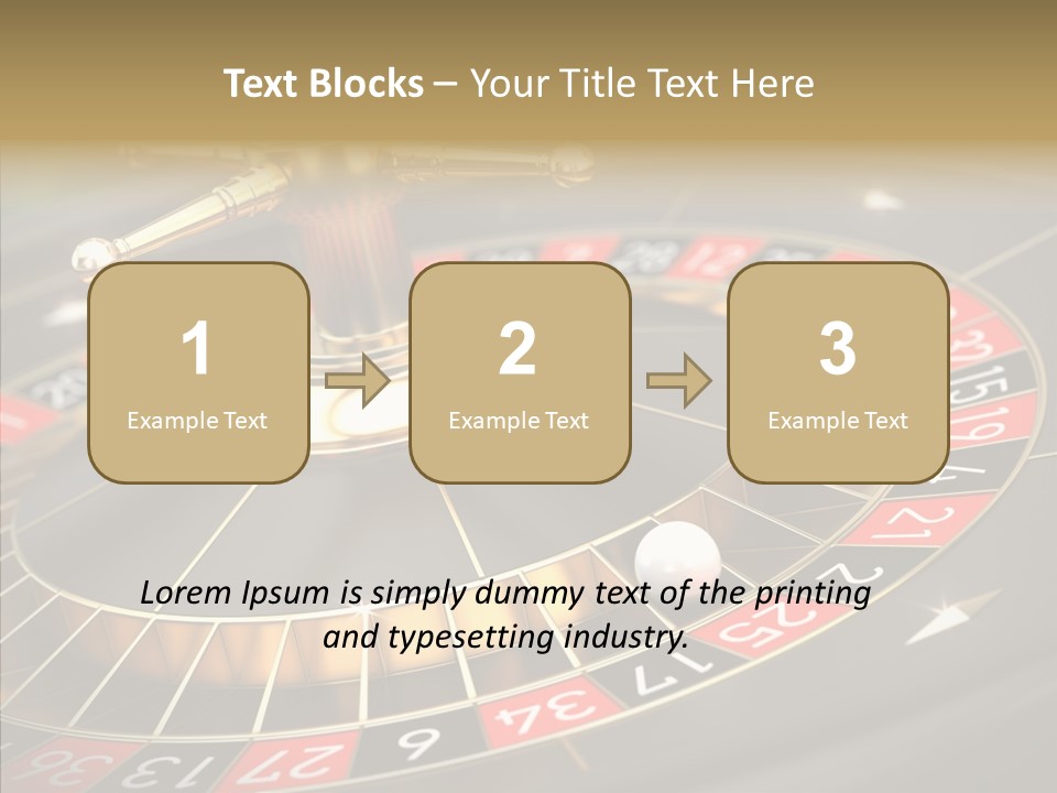 Vegas Machine Bet PowerPoint Template