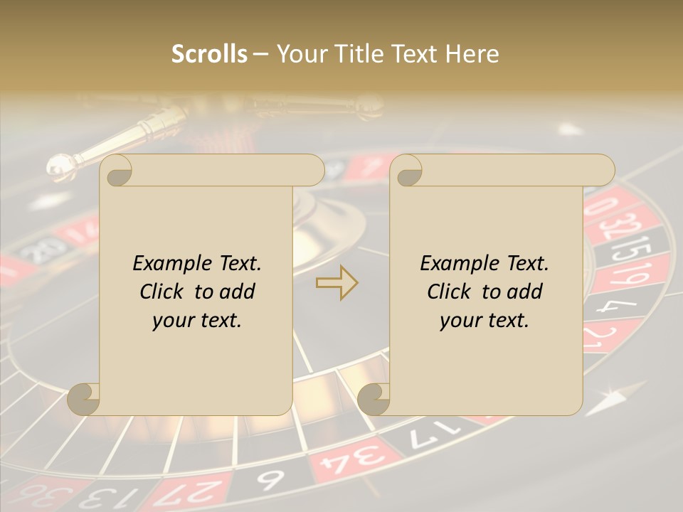 Vegas Machine Bet PowerPoint Template