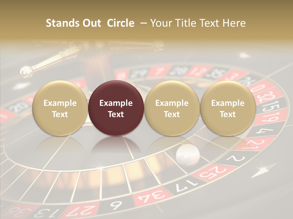 Vegas Machine Bet PowerPoint Template