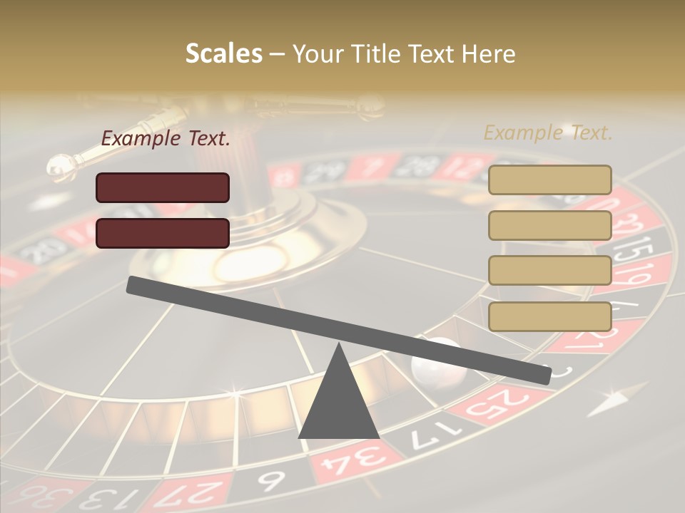 Vegas Machine Bet PowerPoint Template