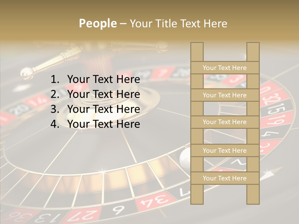 Vegas Machine Bet PowerPoint Template