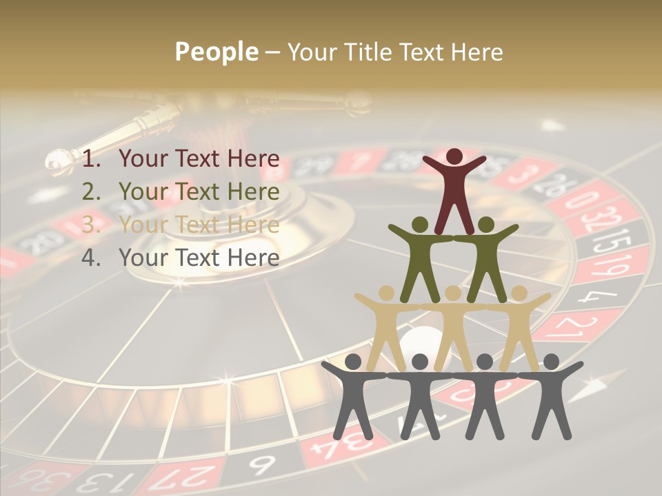 Vegas Machine Bet PowerPoint Template