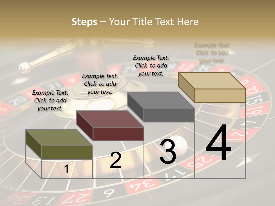 Vegas Machine Bet PowerPoint Template