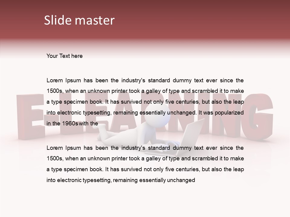 Render Word E Commerce PowerPoint Template