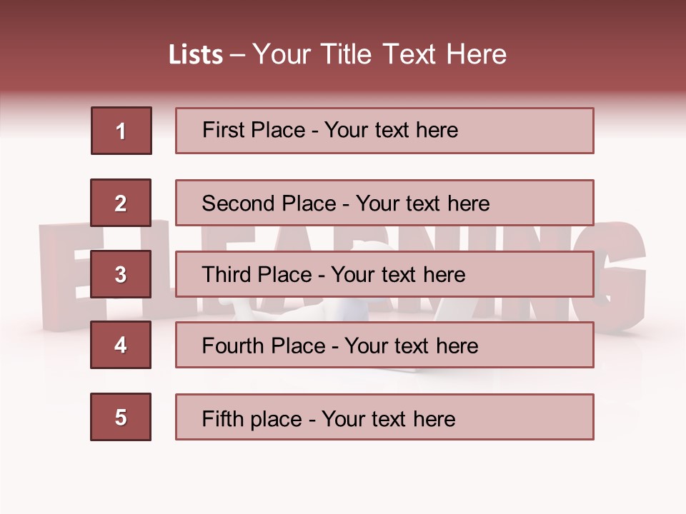 Render Word E Commerce PowerPoint Template