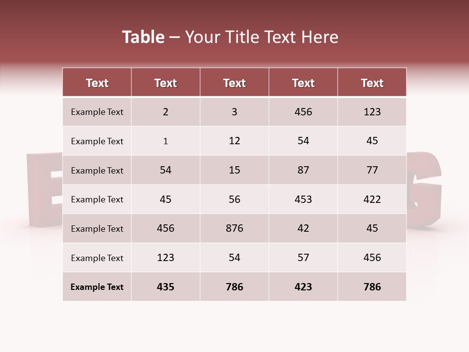 Render Word E Commerce PowerPoint Template