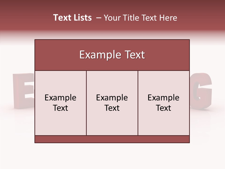 Render Word E Commerce PowerPoint Template