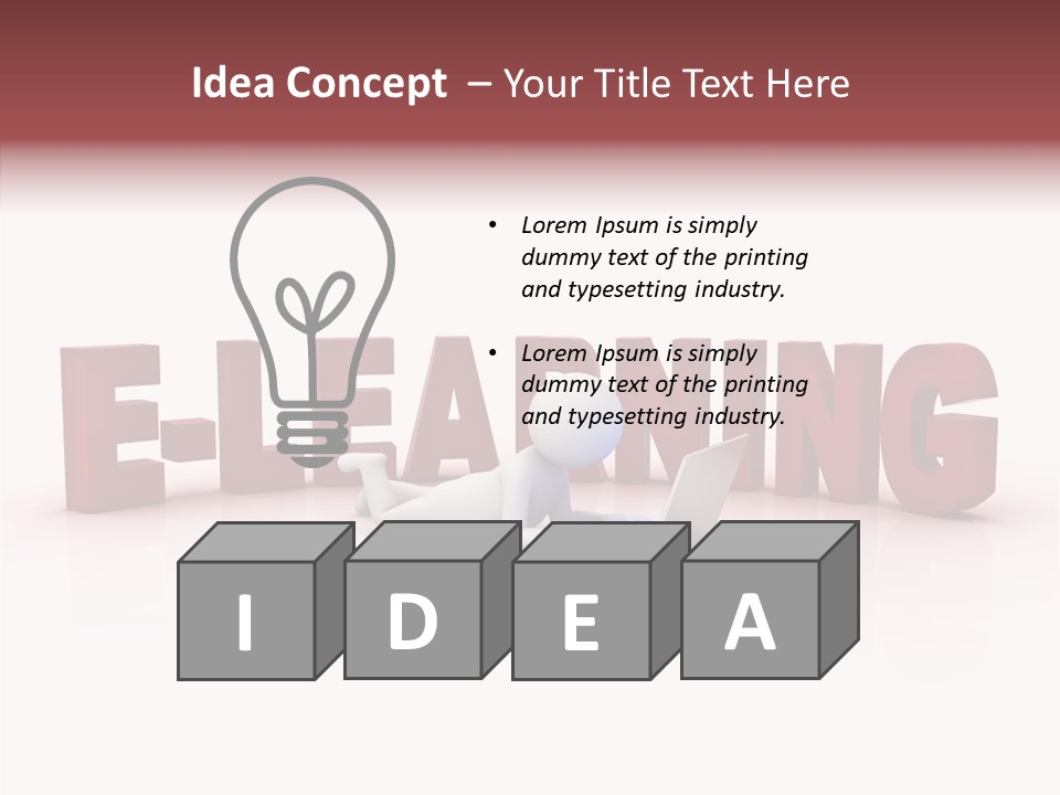 Render Word E Commerce PowerPoint Template