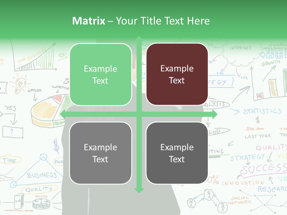 Vision White Phone PowerPoint Template