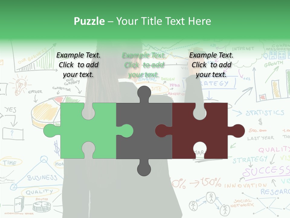 Vision White Phone PowerPoint Template