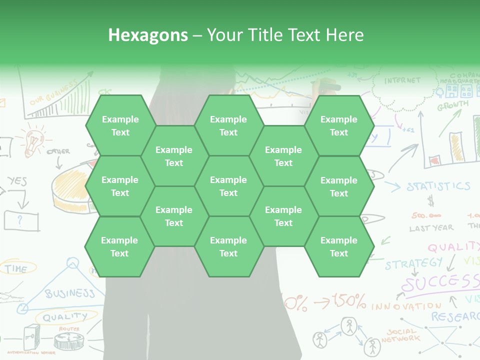 Vision White Phone PowerPoint Template