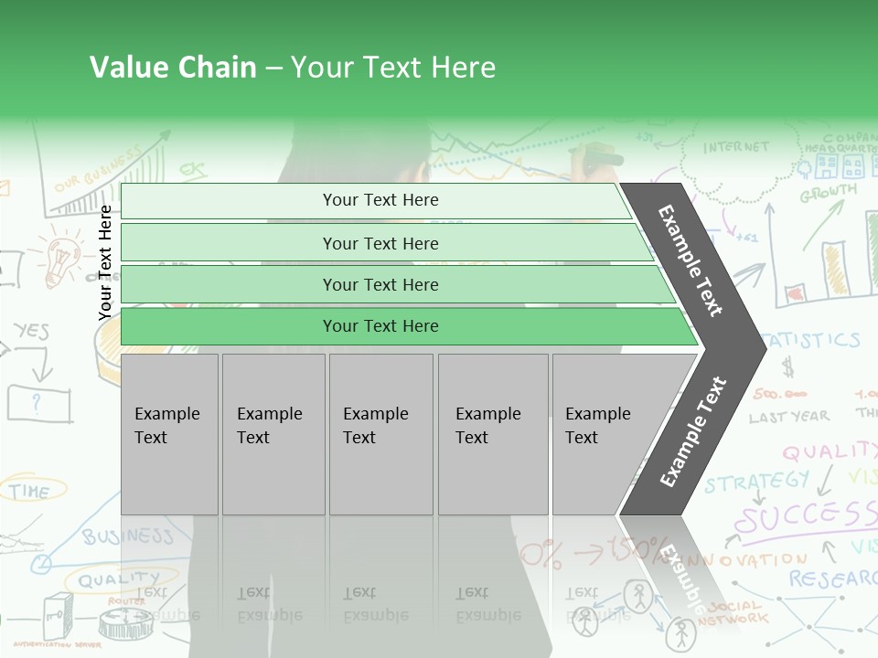 Vision White Phone PowerPoint Template