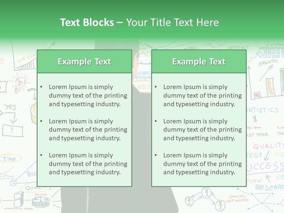 Vision White Phone PowerPoint Template