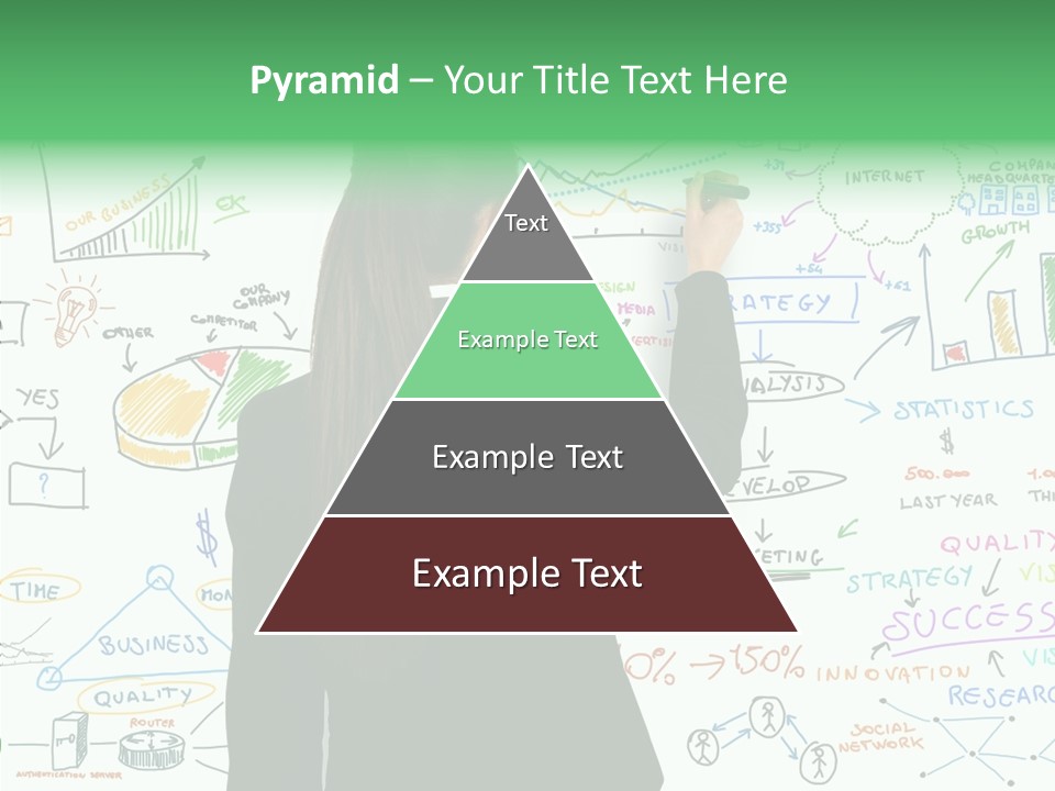 Vision White Phone PowerPoint Template