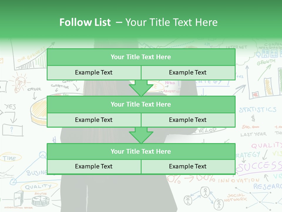 Vision White Phone PowerPoint Template