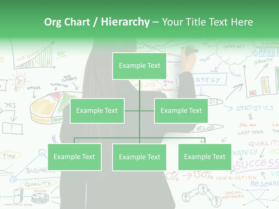 Vision White Phone PowerPoint Template
