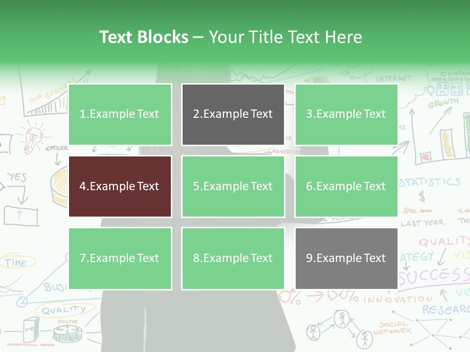 Vision White Phone PowerPoint Template