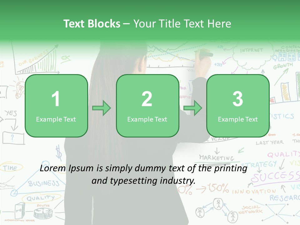 Vision White Phone PowerPoint Template