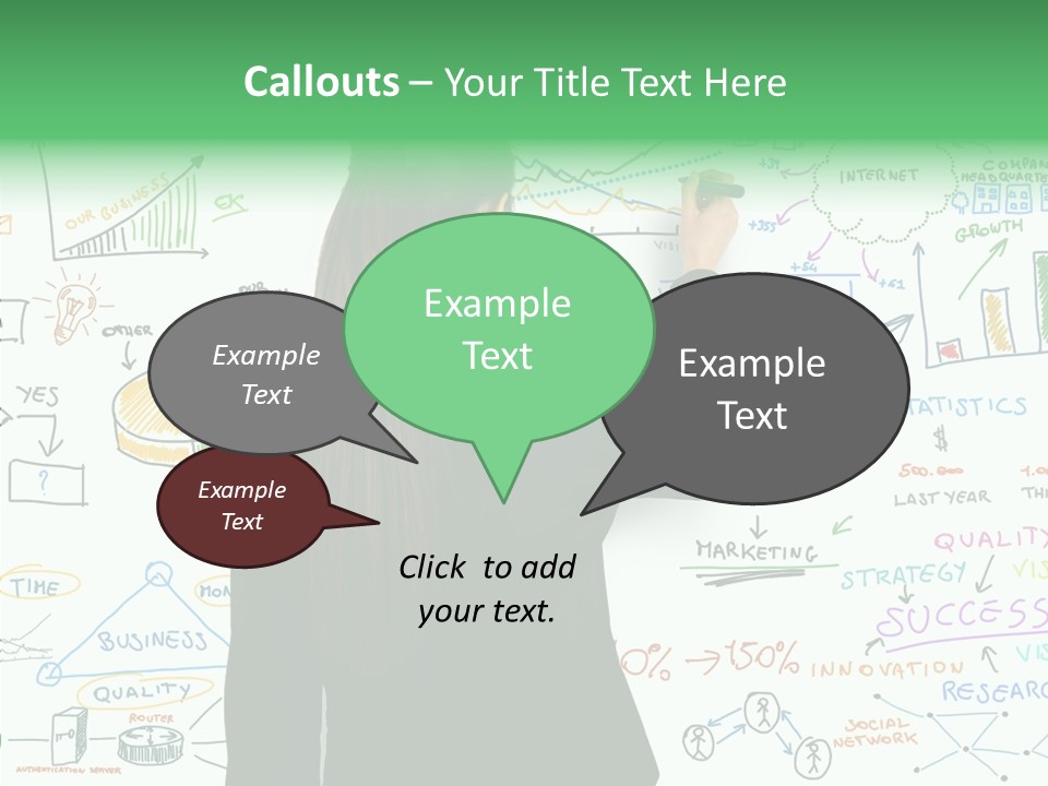 Vision White Phone PowerPoint Template