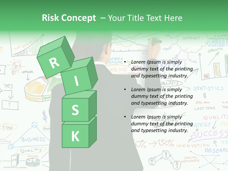 Vision White Phone PowerPoint Template