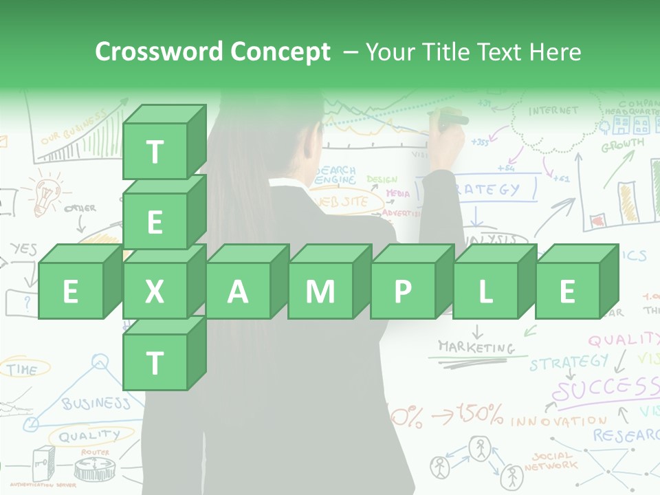 Vision White Phone PowerPoint Template