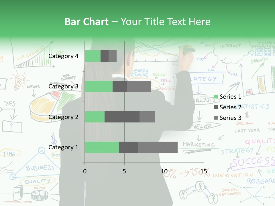 Vision White Phone PowerPoint Template