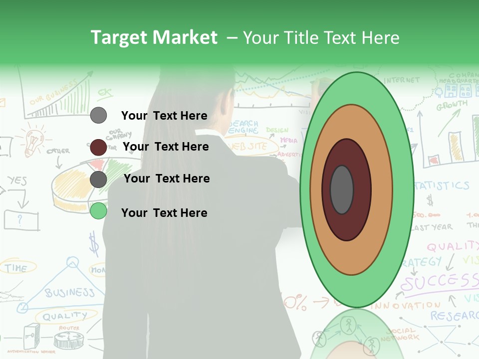 Vision White Phone PowerPoint Template