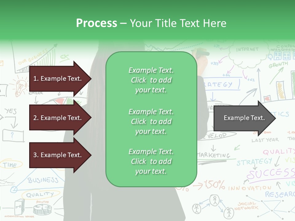 Vision White Phone PowerPoint Template