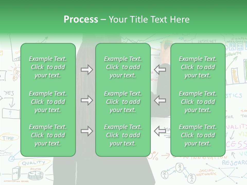 Vision White Phone PowerPoint Template