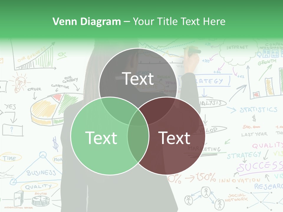 Vision White Phone PowerPoint Template