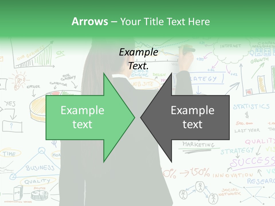 Vision White Phone PowerPoint Template